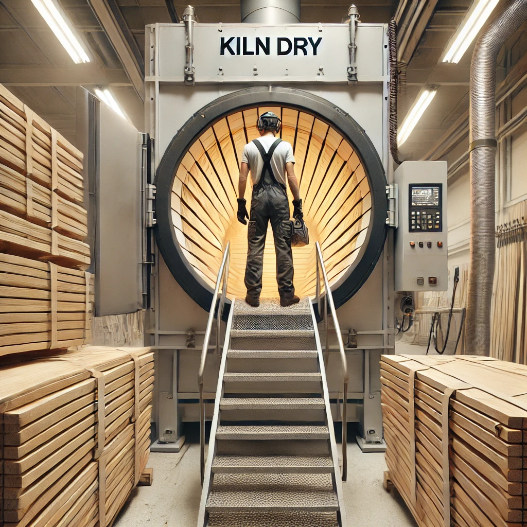 mesin oven pengering kayu